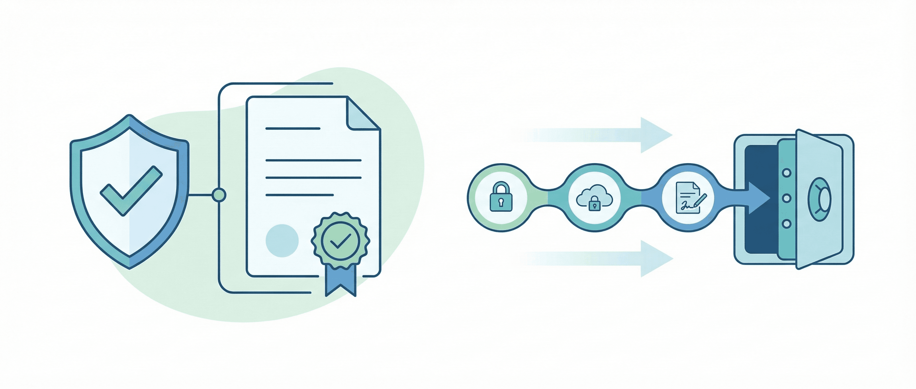 Visual showing verified credentials, NZ Pharmacy Council compliance, and secure data practices